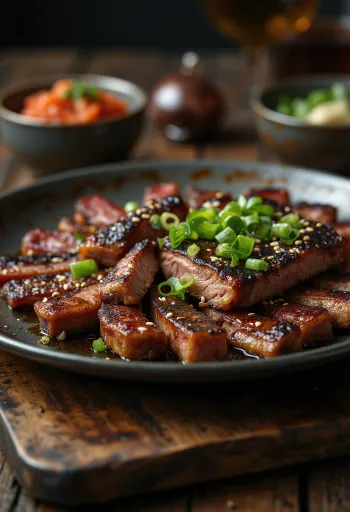 Kalbi koreanische kurze Rippchen gegrillt