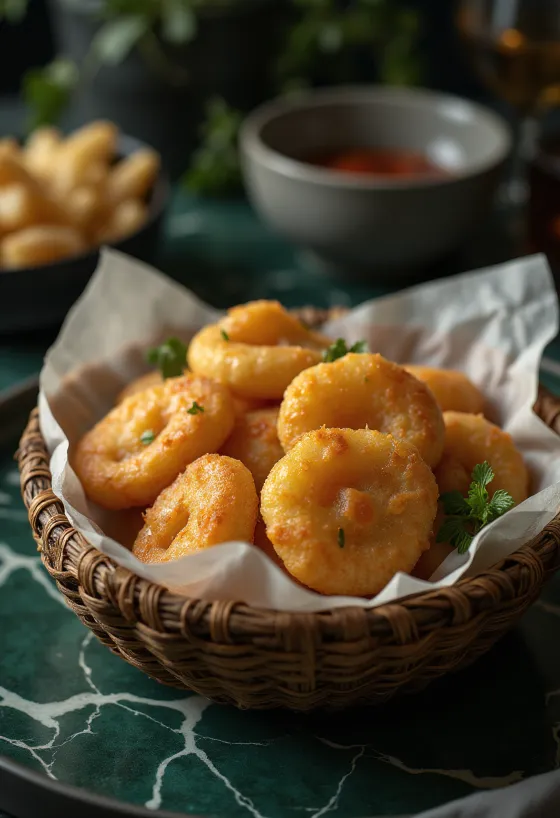 Glutenfreies Fry Bake, goldbraunes Gebäck auf dem Blech