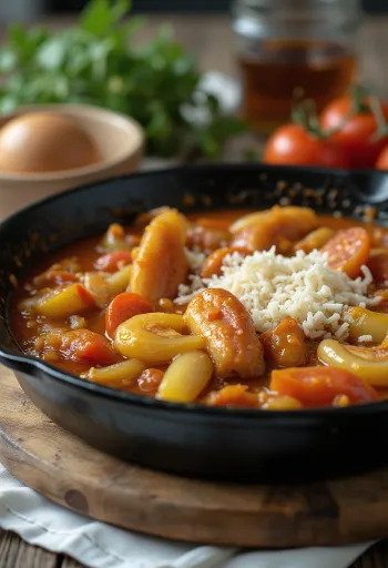 Präbiotisches Lauch-Letscho mit frischer Paprika und Tomaten