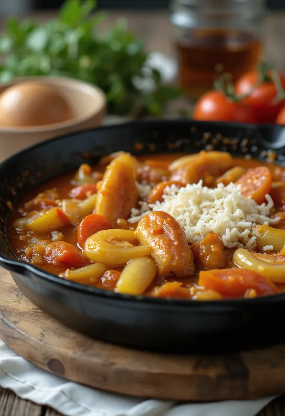 Präbiotisches Lauch-Letscho mit frischer Paprika und Tomaten