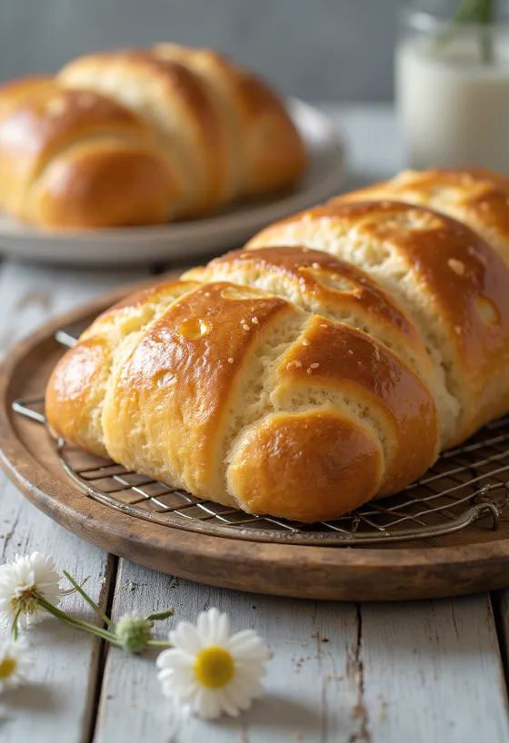 Frisch gebackenes Wiener Brot